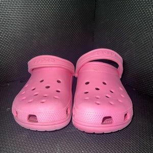 Crocs Classic Slip On Comfort Clogs Pink Women's 9 Men's 7 Ankle Strap
